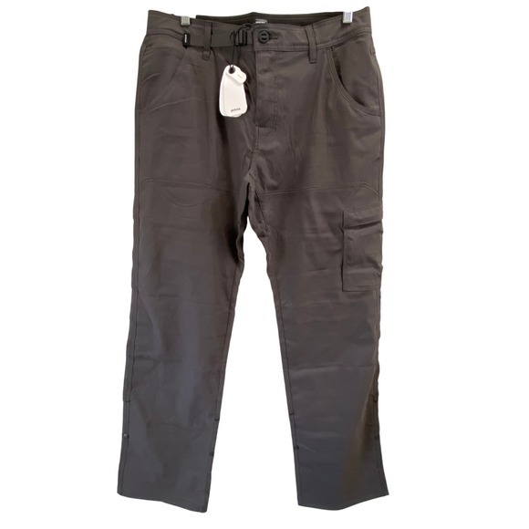 NEW prAna Stretch Zion Pant II Dark Iron 33 x 32 - Picture 4 of 6